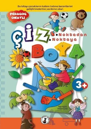 Noktadan Noktaya Çiz Boya 3+ Yaş – Nesrin Çelik – Misket Kitap kitap kapağı