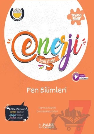 7. Sınıf Enerji Fen Bilimleri Soru Kitabı – Mahmut Taşkın, Ümit Baraklıoğlu – Palme Yayınları kitap kapağı