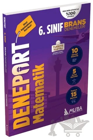 6. Sınıf Deneport Matematik Branş Denemesi – Kolektif – Muba Yayınları kitap kapağı