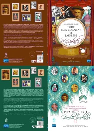 Geçmişten Günümüze Türk Halk Ozanları ve Şairleri Müzikali Piyano Eşlikli Gençlik Şarkıları - I-II (CD İlaveli) – Müzik: Ali Gürsan Saraç - Piyano Eşlik Düzenleme: Selçuk Bilgin – Nobel Akademik Yayıncılık kitap kapağı