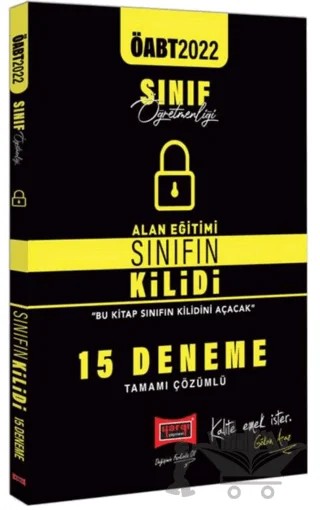 2022 ÖABT Sınıf Öğretmenliği Sınıfın Kilidi Tamamı Çözümlü 15 Deneme – Gökan Araz – Yargı Yayınevi kitap kapağı