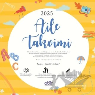 Aile Takvimi 2025 – Kolektif – Abm Yayınevi kitap kapağı