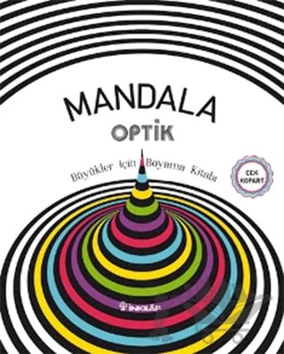 Mandala Optik - Büyükler İçin Boyama Kitabı – Kolektif – İnkılap Kitabevi kitap kapağı