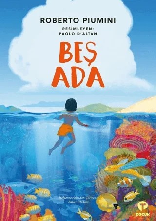 Beş Ada – Roberto Piumini – Turkuvaz Çocuk kitap kapağı