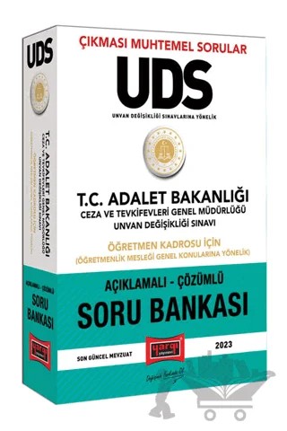 Yargı Yayınları 2023 Adalet Bakanlığı Ceza ve Tevkifevleri Genel Müdürlüğü Unvan Değişikliği Sınavı UDS Öğretmen Kadrosu İçin Öğretmenlik Mesleği Genel Konulara Yönelik Açıklamalı Çözümlü Soru Bankası – Kolektif – Yargı Yayınevi kitap kapağı