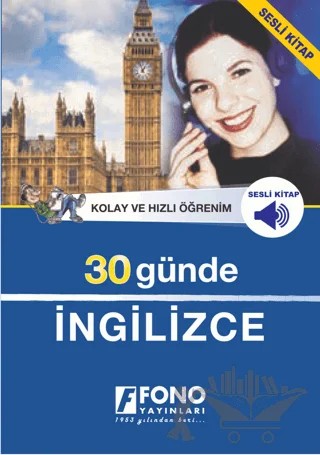 30 Günde İngilizce (Seslendirmeli) – Şükrü Meriç – Fono Yayınları kitap kapağı