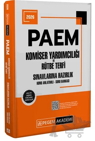 2026 PAEM Komiser Yardımcılığı ve Rütbe Terfi Sınavlarına Hazırlık Konu Anlatımlı Soru Bankası – Kolektif – Pegem Akademi Yayıncılık kitap kapağı