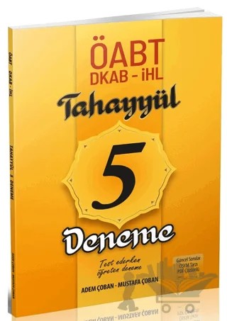 ÖABT Din Kültürü ve Ahlak Bilgisi 5 Deneme Çözümlü – Kolektif – Tahayyül Yayınları kitap kapağı