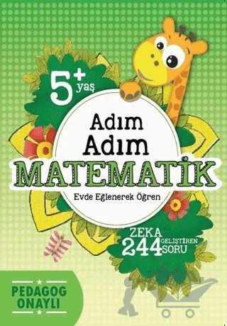 Adım Adım Matematik (5+ Yaş) – Hatice Nurbanu Karaca – Koloni Çocuk kitap kapağı