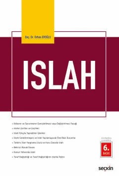 Islah – Orhan Eroğlu – Seçkin Yayıncılık kitap kapağı