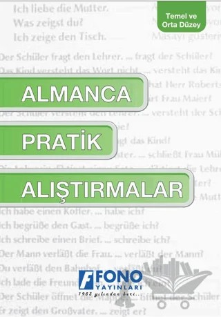 Almanca Pratik Alıştırmalar – Kolektif – Fono Yayınları kitap kapağı