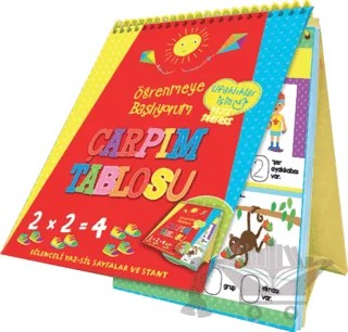 Öğrenmeye Başlıyorum – Çarpım Tablosu (Kalemli) – Kolektif – İndigo Çocuk kitap kapağı