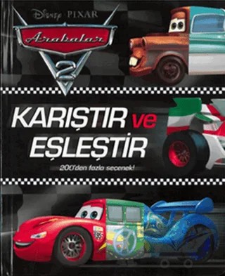 Arabalar 2 - Karıştır ve Eşleştir – Kitty Richards – Doğan Egmont Yayıncılık kitap kapağı