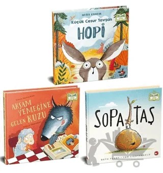 Dostluk Kitapları Set - Organik Kitap (3 Kitap Takım) – Beth Ferry, Nicola Kinnear, Steve Smallman – Beyaz Balina Yayınları kitap kapağı