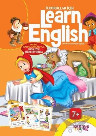 İlkokullar İçin Learn English (Turuncu) – Kolektif – Kariyer Yayınları kitap kapağı