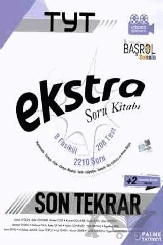 TYT Ekstra Soru Kitabı – Kolektif – Palme Yayınları kitap kapağı