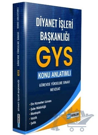 Diyanet İşleri Başkanlığı Gys Görevde Yükselme Sınavı Konu Anlatımlı – Kolektif – DDY Yayınları kitap kapağı