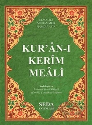 Kur'an-ı Kerim Meali Çanta Boy (Kod 155) – Elmalılı Muhammed Hamdi Yazır – Seda Yayınları kitap kapağı