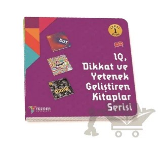 IQ Dİkkat ve Yetenek Geliştiren Kitaplar Serisi Level 1 (3 Kitap Takım) 5+ Yaş – Kolektif – TÜZDER Yayınları kitap kapağı