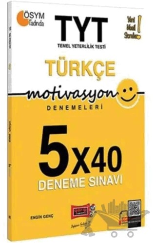 TYT Türkçe Motivasyon Deneme Sınav – Kolektif – Yargı Yayınevi kitap kapağı