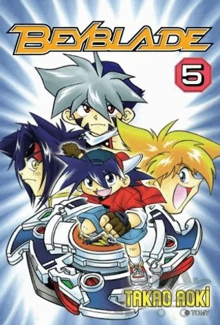 Beyblade Cilt 5 – Takao Aoki – Komikşeyler Yayıncılık kitap kapağı