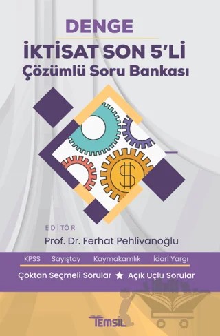 Denge İktisat Son 5'li Çözümlü Soru Bankası – Ferhat Pehlivanoğlu – Temsil Kitap kitap kapağı