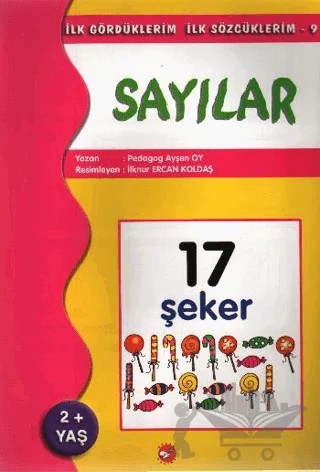 İlk Gördüklerim İlk Sözcüklerim 9 / Sayılar – Ayşen Oy – Beyaz Balina Yayınları kitap kapağı