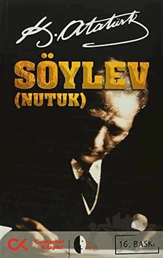 Söylev (Nutuk) – Mustafa Kemal Atatürk – Cumhuriyet Kitapları kitap kapağı