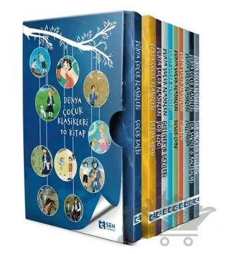 Dünya Çocuk Klasikleri 10 Kitap Kutulu Set – Kolektif – Sen Yayınları kitap kapağı