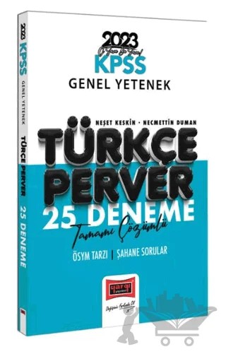 Yargı Yayınları 2023 KPSS Türkçeperver Tamamı Çözümlü 25 Deneme – Neşet Keskin – Yargı Yayınevi kitap kapağı