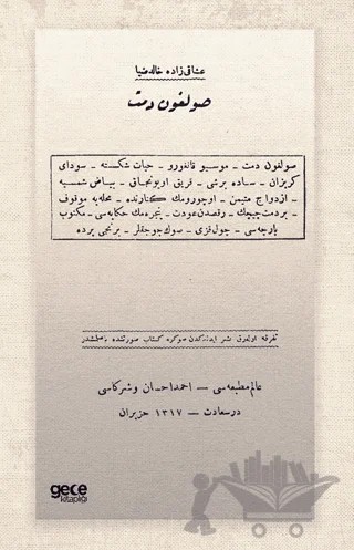 Solgun Demet (Osmanlıca) – Halit Ziya Uşaklıgil – Gece Kitaplığı kitap kapağı