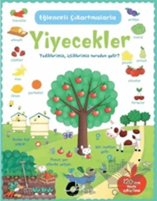 Eğlenceli Çıkartmalarla Yiyecekler – Felicity Brooks – İş Bankası Kültür Yayınları kitap kapağı