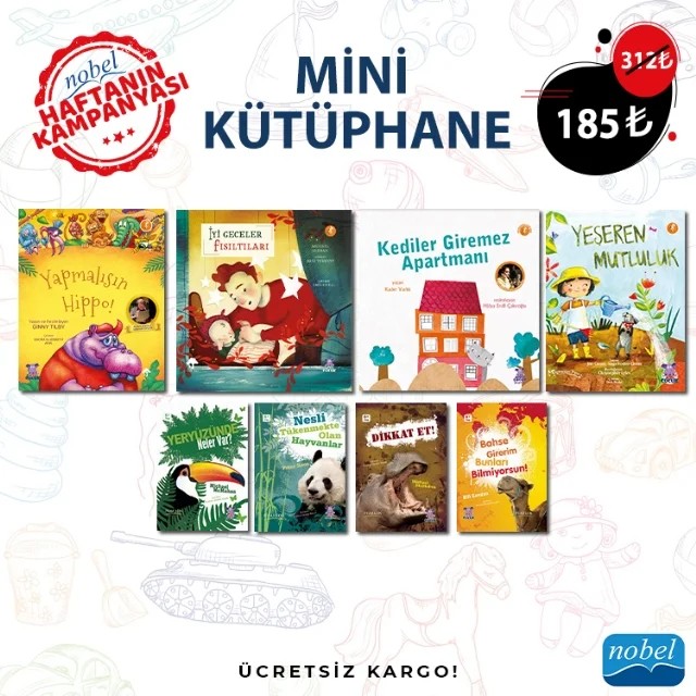 MİNİ KÜTÜPHANE – Kader Varlık Ginny Tilby Jon Lasser Sage FosterLasser Micheal Lennah Michael McMahon Bill Condon Micheal McMahon Peter Rees – Dilop Dergisi Yayınları kitap kapağı