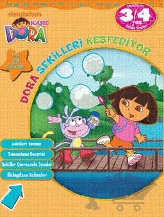 Kaşif Dora - Dora Şekilleri Keşfediyor – Kolektif – Doğan Egmont Yayıncılık kitap kapağı