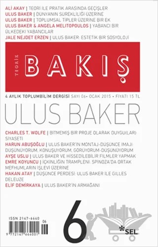 Teorik Bakış Sayı: 6 - Ocak 2015 – Sel Yayıncılık kitap kapağı