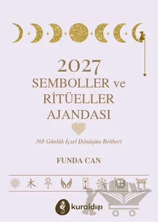 2027 Semboller ve Ritüeller Ajandası – Funda Can – Kuraldışı Yayınevi kitap kapağı