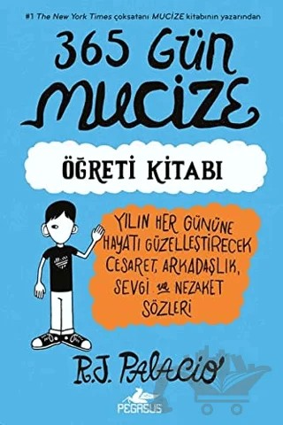 365 Gün Mucize – R. J. Palacio – Pegasus Yayınları kitap kapağı