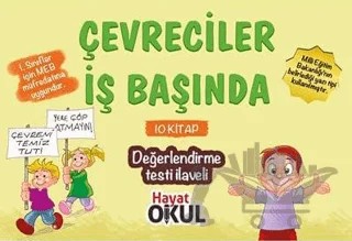 Çevreciler İş Başında (10 Kitap) – Tuncel Altınköprü – Hayat Okul Yayınları kitap kapağı