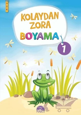 Kolaydan Zora Boyama - 1 – Murat Cem – Martı Yayınları kitap kapağı