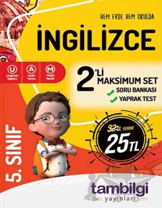 5. Sınıf İngilizce 2'li Doping Set – Kolektif – Tambilgi Yayınları kitap kapağı