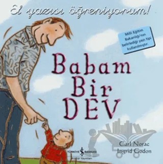 Babam Bir Dev – Carl Norac – İş Bankası Kültür Yayınları kitap kapağı