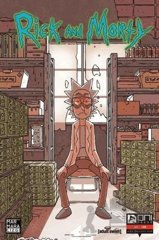 Rick and Morty 19 – Zac Gorman – Marmara Çizgi kitap kapağı