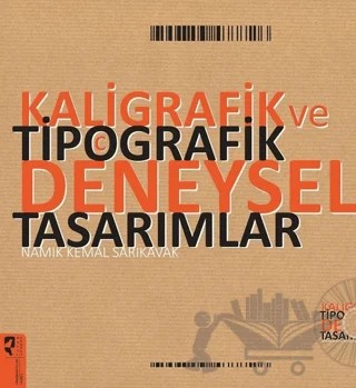 Kaligrafik ve Tipografik Deneysel Tasarımlar – Namık Kemal Sarıkavak – HayalPerest Kitap kitap kapağı