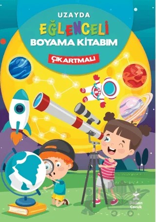Uzayda Eğlenceli Boyama Kitabım – Kolektif – Doğan Çocuk kitap kapağı