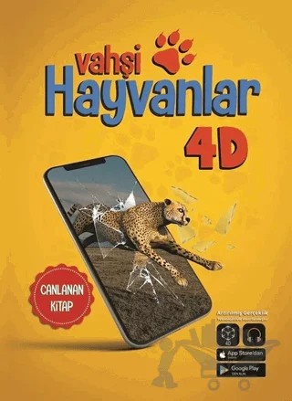 Vahşi Hayvanlar 4D – Kolektif – Artge Kids kitap kapağı