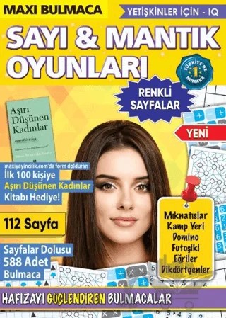 Maxi Sayı ve Mantık Oyunları 16 – Bertan Kodamanoğlu – Maxi Yayıncılık kitap kapağı