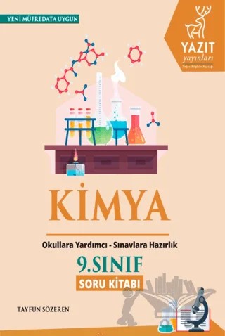 Yazıt 9. Sınıf Kimya Soru Kitabı – Tayfun Sözeren – Yazıt Yayıncılık kitap kapağı