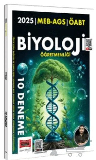 2025 MEB AGS ÖABT Biyoloji Öğretmenliği 10 Deneme – Mustafa Ayaz – Yargı Yayınevi kitap kapağı