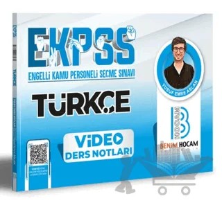 E-KPSS Türkçe Video Ders Notları – Yusuf Emre Aslan – Benim Hocam Yayınları kitap kapağı