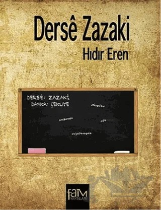Derse Zazaki – Hıdır Eren – Fam Yayınları kitap kapağı